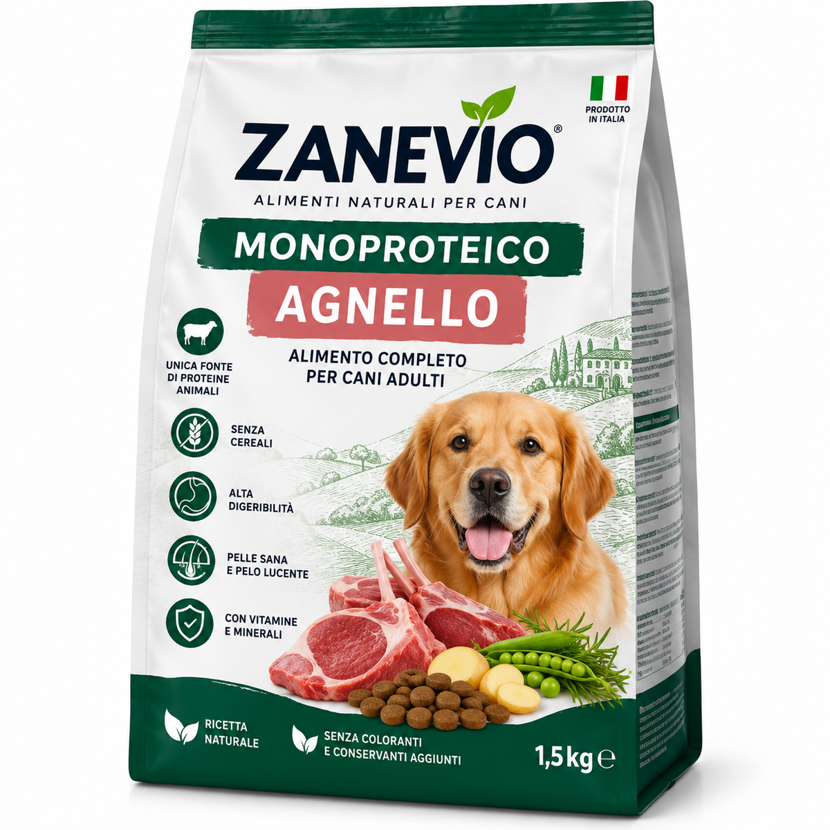 ZANIEVO Monoproteico agnello 1,5 kg