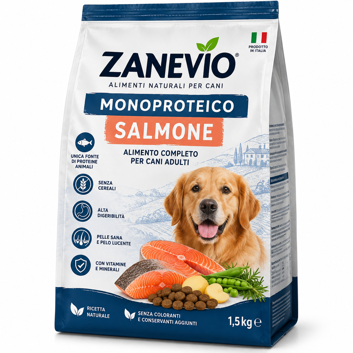 ZANEVIO Monoproteico Salmone 1,5 kg